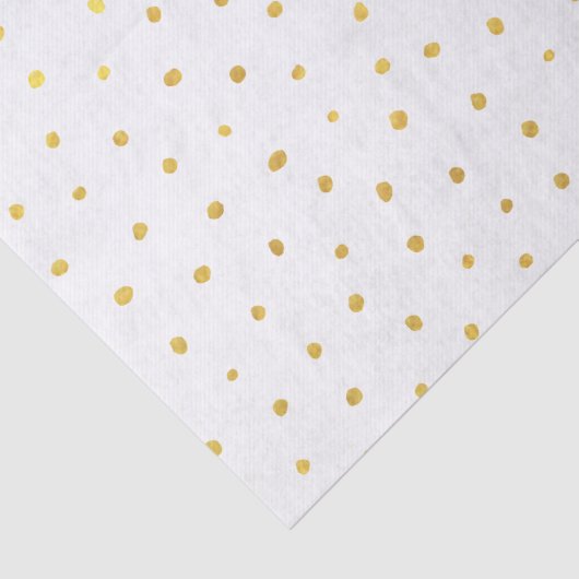 Chic Gold Foil Stippen Elegant Tissuepapier (Detail)