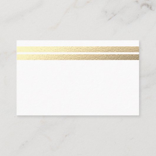 Chic Gold Foil Stripes Bachelorette Party Ticket (Achterkant)