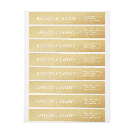 Chic Gold Foil Wedding (Vel)