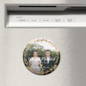 Chic Gold Foto gehuwd tijdens pandemische keepomwi Magneet (Insitu (Vaatwasser))