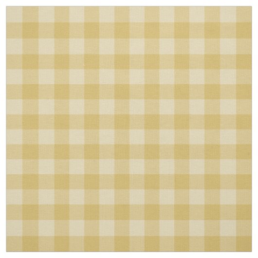 Chic Gold Gingham Pset Pattern Stof (Swatch)