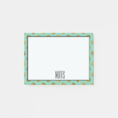 Chic Gold Glam en Mint Stippen Post-it® Notes (Voorkant)