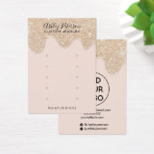 Chic Gold glitter droogt multi-stud oorscherm Visitekaartje (Bureau)