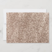 Chic Gold glitter girale vrijgezellenfeest Kaart (Achterkant)