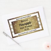 Chic Gold Glitter Stars Product Labels Rhinestones (Envelop)