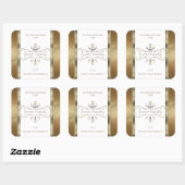 Chic  Gold Glitter White Product Labels Logo (Vel)