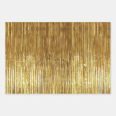 Chic Gold Glitz Inpakpapier Vel (Voorkant 3)