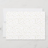 Chic Gold Hand met de tekst "Will you be my grooms Kaart (Achterkant)