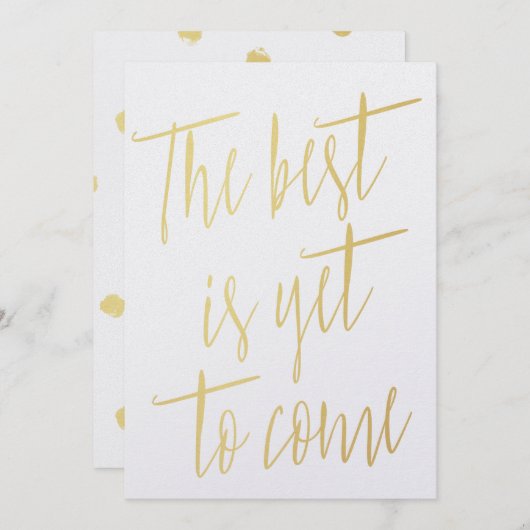 Chic Gold "Het beste is nog niet bereikt" (Voorkant / Achterkant)