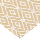 Chic gold ikat tribal diamant patroon korte tafelloper (Hoek)