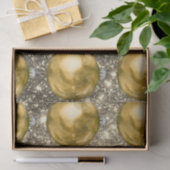 Chic Gold Kerstmis beslaat Silver Sprakles Tissuepapier (Geschenk)