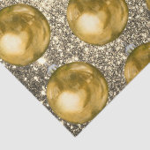 Chic Gold Kerstmis beslaat Silver Sprakles Tissuepapier (Detail)