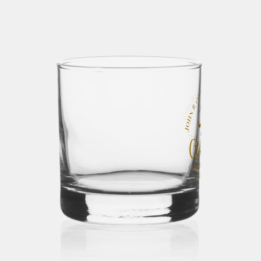 Chic Gold Law School Afstuderen Keepsake Whisky Glas (Rechts)