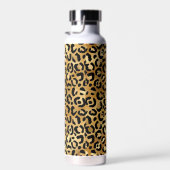Chic Gold Leopard-printer op maat Waterfles (Rechts)