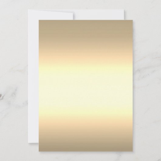 Chic Gold Lijst Bourgogne Rozen 25e verjaardag Kaart (Achterkant)