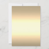 Chic Gold Lijst Bourgogne Rozen 80e verjaardag Kaart (Achterkant)