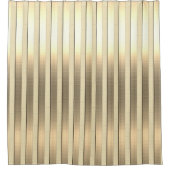 Chic Gold Look Verticale Strepen Douchegordijn (Voorkant)