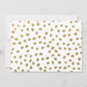 CHIC GOLD LOVE BRUILOFT UITNODIGING (Achterkant)