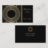Chic Gold Medallion Visitekaartje (Voorkant / Achterkant)
