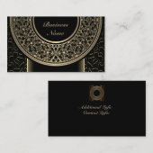 Chic Gold Medallion Visitekaartje 3 (Voorkant / Achterkant)