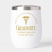 Chic Gold Medical School Afstuderen Keepsake (Achterkant)