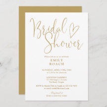 Chic Gold Modern Elegant Script Vrijgezellenfeest