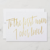 Chic Gold "naar het eerste man waar ik ooit van hi Kaart (Voorkant)