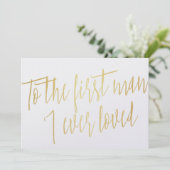 Chic Gold "naar het eerste man waar ik ooit van hi Kaart (Staand voorkant)