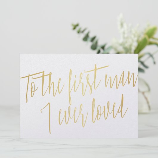 Chic Gold "naar het eerste man waar ik ooit van hi Kaart (Staand voorkant)