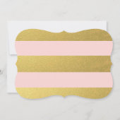 CHIC GOLD | PINKSTRIPEN BEWAREN DE DATUM SAVE THE DATE (Achterkant)