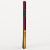 Chic gold polka dots, gouden lint op Bourgogne Case-Mate iPhone Case (Achterkant/rechts)