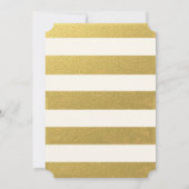 CHIC GOLD | ROOS WEDDING INVITATIE KAART (Achterkant)