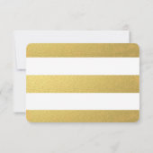 CHIC GOLD RSVP-KAARTEN RSVP KAARTJE (Achterkant)