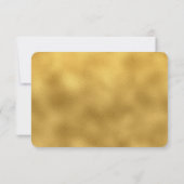 Chic Gold RSVP Kaartje (Achterkant)