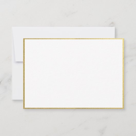 CHIC GOLD | RUSTISCHE ANTLERS RSVP-KAARTEN RSVP KAARTJE (Achterkant)