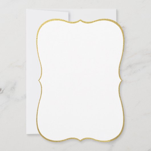 CHIC GOLD | RUSTISCHE DEER BEWAART DE DATUM SAVE THE DATE (Achterkant)