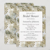 Chic Gold Sage Groen Tropisch Vrijgezellenfeest Kaart (Voorkant / Achterkant)