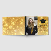 Chic Gold Sparkle 2022 Afstuderen Foto-Afstuderen Gastenboek (Volledig)