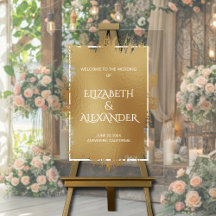 Chic Gold Splash Wedding Welkom