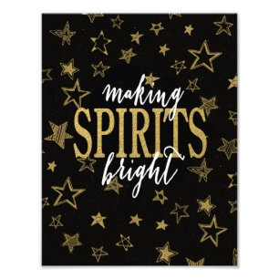 CHIC GOLD   STERK MAKEN VAN SPIRITS FOTO AFDRUK