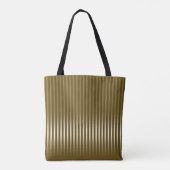Chic Gold Striped Tote Bag (Achterkant)