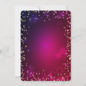 Chic Gold Tiara, Diamonds 18e verjaardag Kaart (Achterkant)