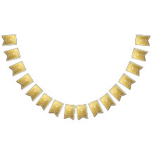 Chic Gold Trendy Afstuderen Class of 20XX Bunting