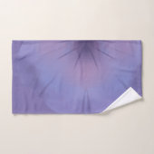 Chic Gold Violet Abstract Floral Bad Handdoek (Handdoek)