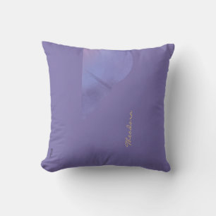 Chic Gold Violet Abstract Floral Pattern Kussen