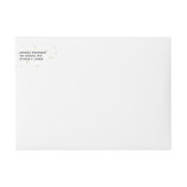 Chic Gold & White Joy kerstfeestdag (Voorkant)