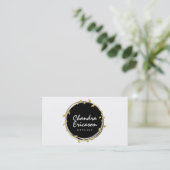 Chic Gold Wreath STYLIST Visitekaartje (Staand voorkant)