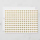Chic Gold | XOXO Simple Modern Save the Date (Achterkant)