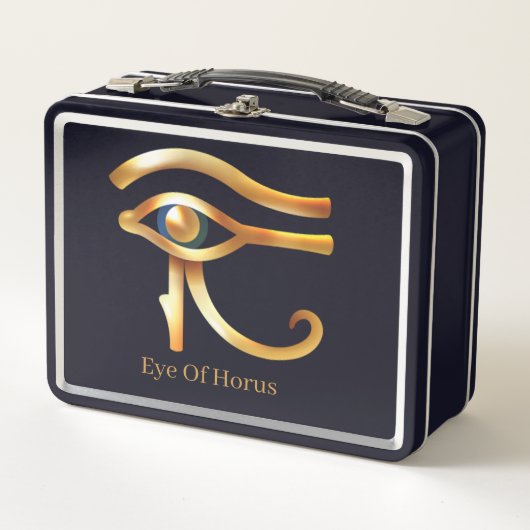 Chic Golden Eye of Horus , Egyptische hiërogliefen (Voorkant)