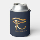 Chic Golden Eye of Horus , Egyptische hiërogliefen Blikjeskoeler (Blikje Voorkant)